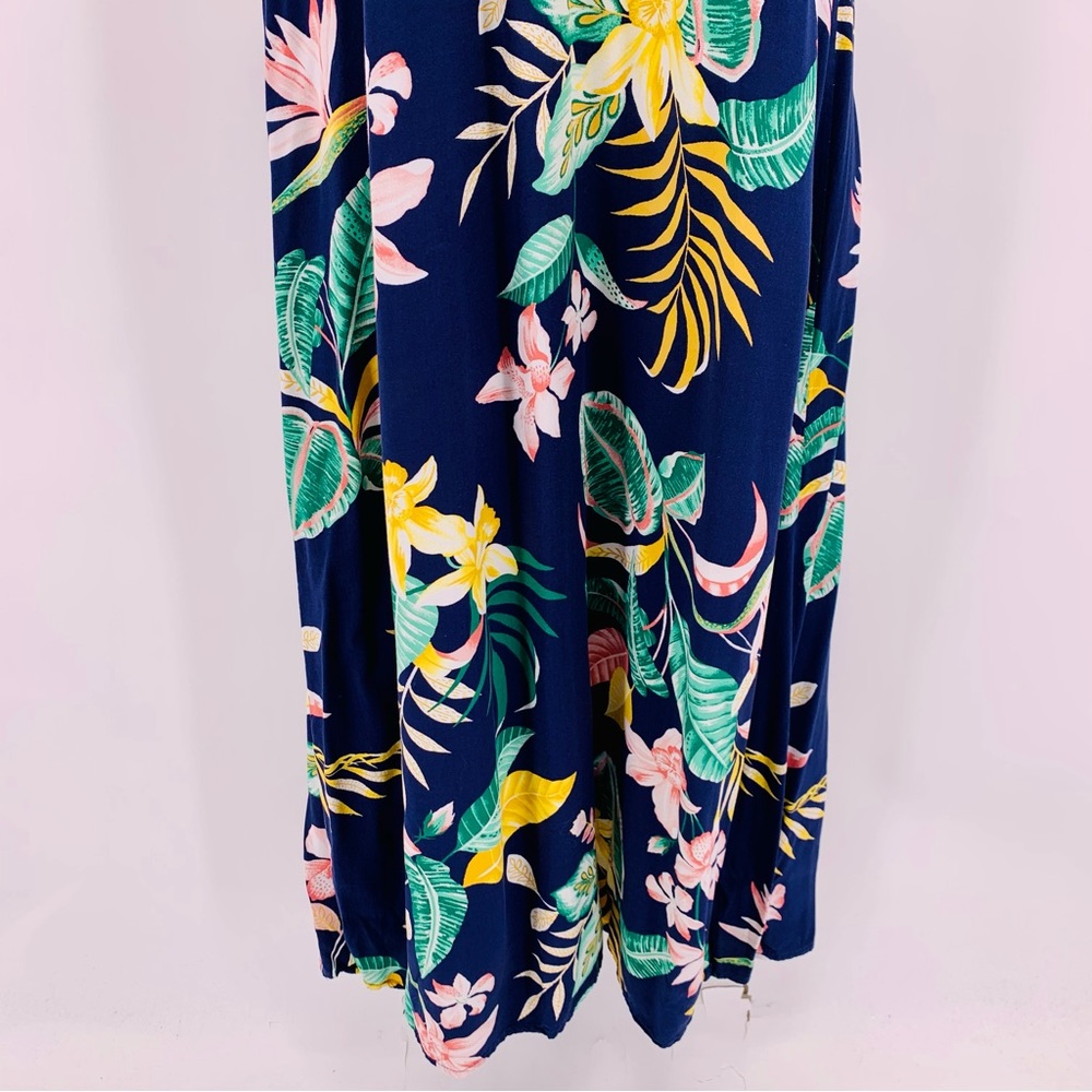 Old Navy V Neck Floral Maxi Dress Womens Size M - Picture 3 of 11